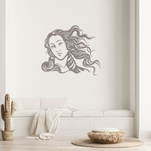Vinilos decorativos rostro de venus sandro botticelli